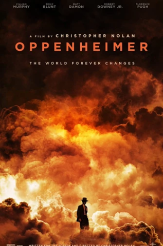 Movie poster for "Oppenheimer"