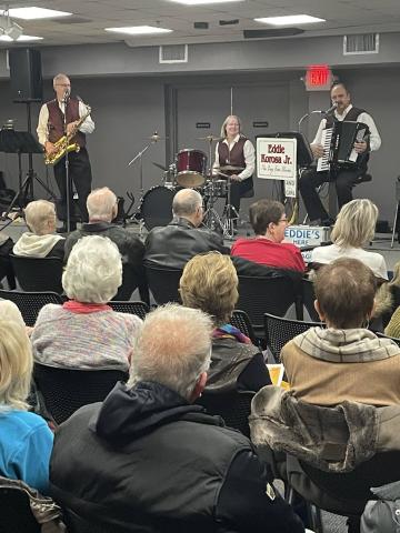 Eddie Korosa playing at OLPL