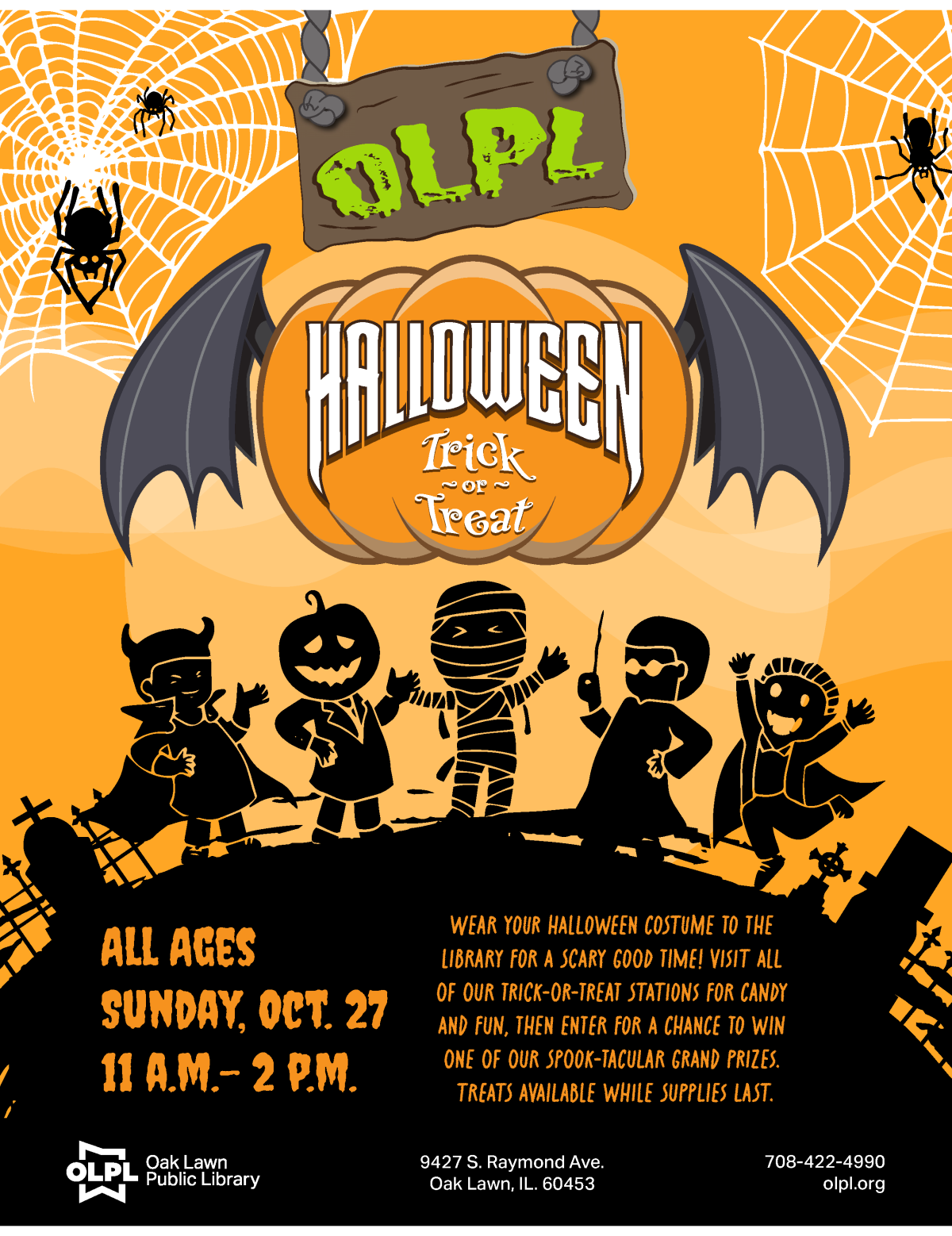 OLPL Trick-or-Treat Flyer